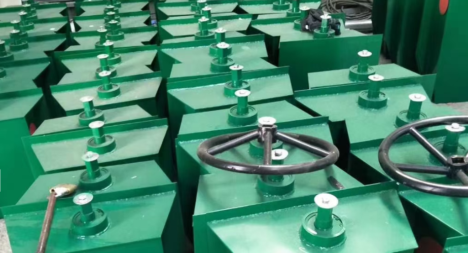 龙门起重机手动转盘式夹轨器